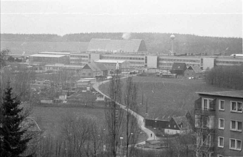 Brand - Erbisdorf in Saxony in the territory of the former GDR, German Democratic Republic