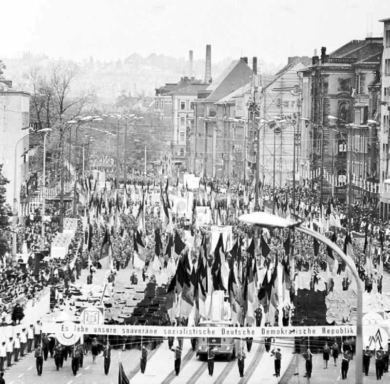 1967
VIII. Parlament der Freien Deutschen Jugend (FDJ) in Karl-Marx-Stadt, heute Chemnitz (Sachsen)