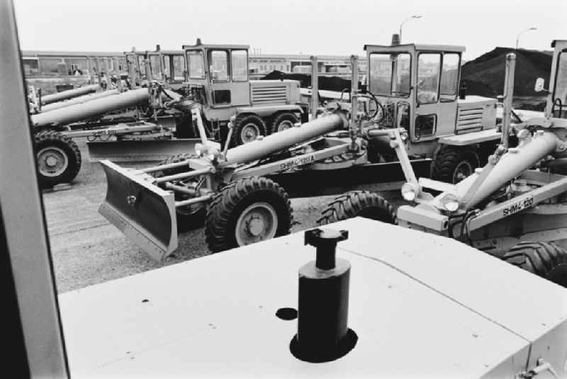 Mechanical factory equipment of the VEB Maschinenfabrik und Eisengiesserei Dessau (ABUS) for the production of mining conveyor technology in Dessau, Saxony-Anhalt in the area of the former GDR, German Democratic Republic