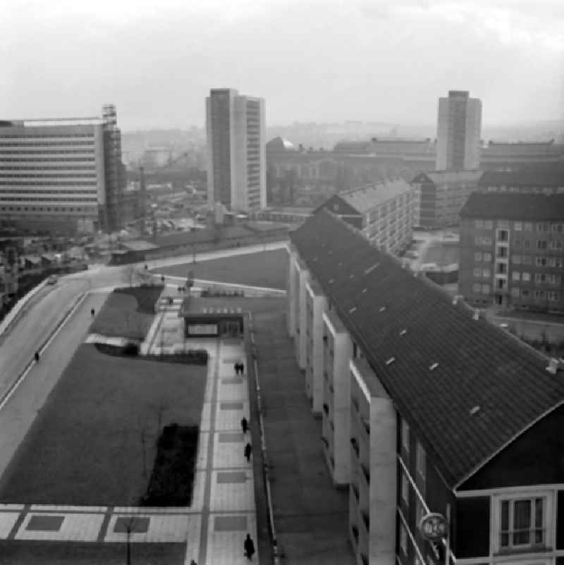 Februar 1969
Baustelle Prager Straße in Dresden