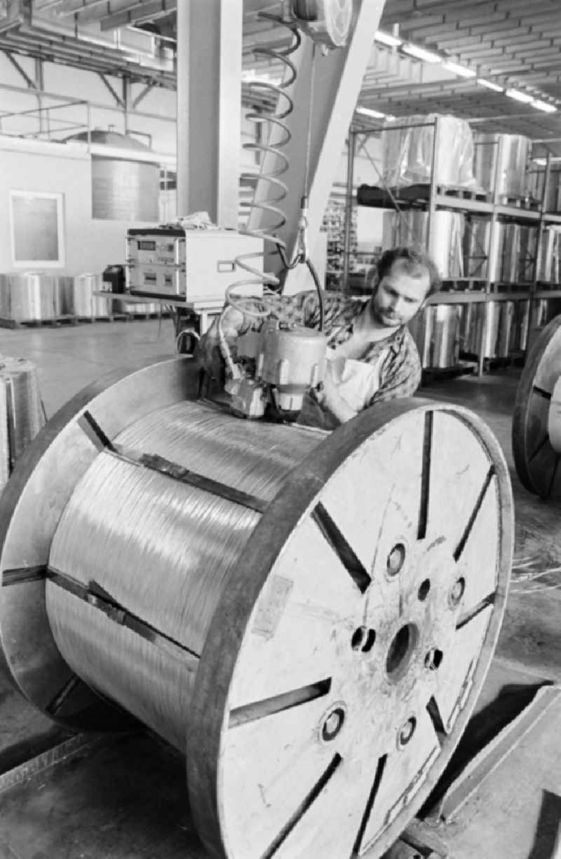 Production facility rolling mill in Hettstedt, Saxony-Anhalt in the territory of the former GDR, German Democratic Republic