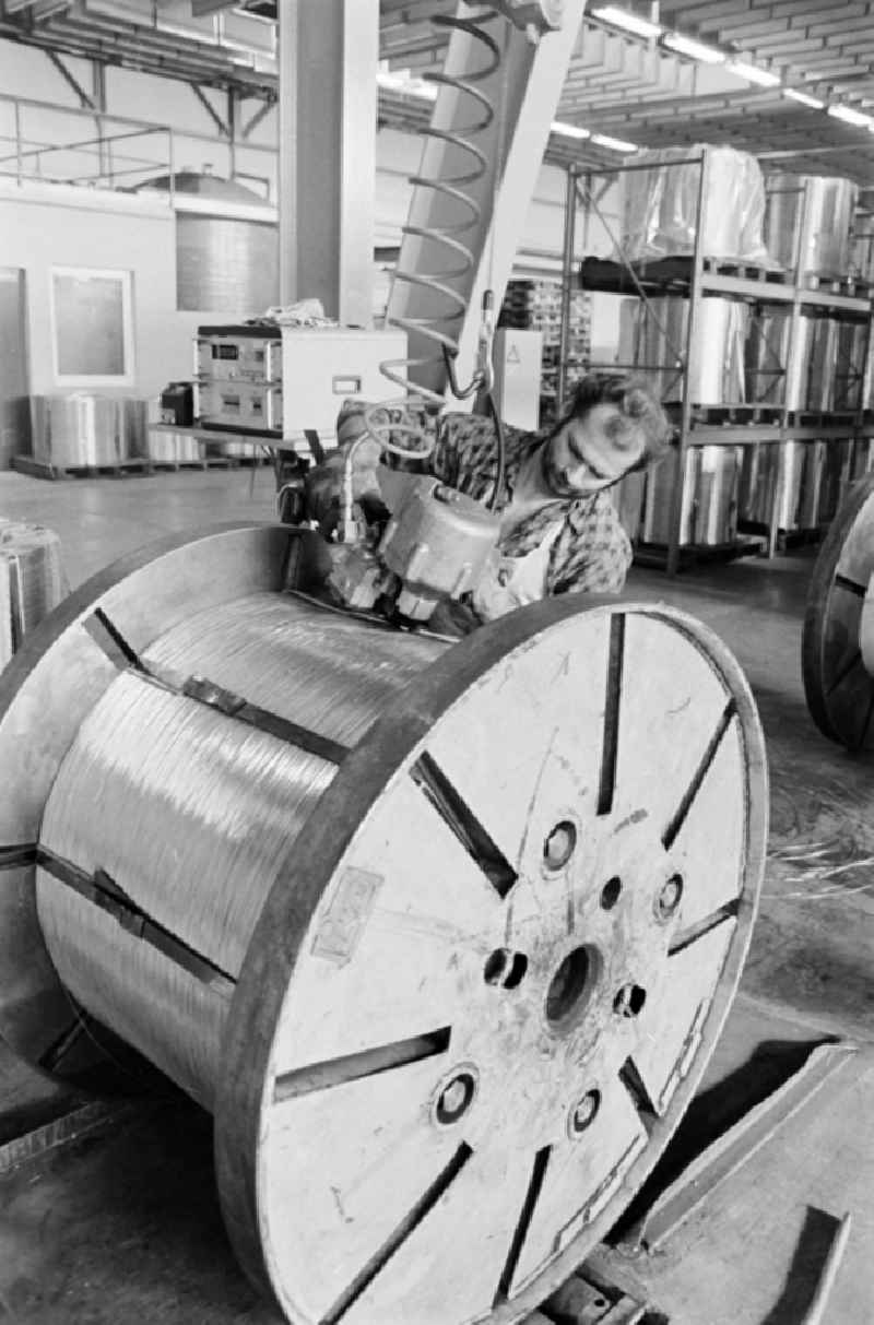 Production facility rolling mill in Hettstedt, Saxony-Anhalt in the territory of the former GDR, German Democratic Republic