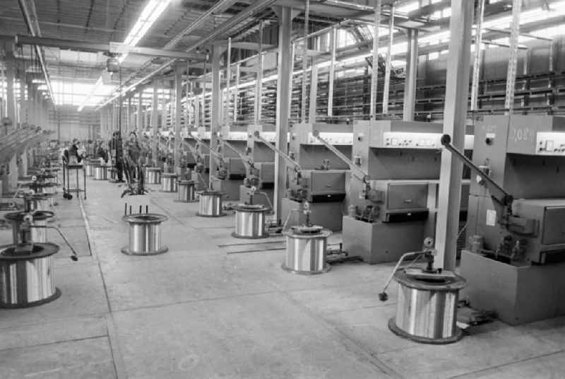 Production facility rolling mill in Hettstedt, Saxony-Anhalt in the territory of the former GDR, German Democratic Republic