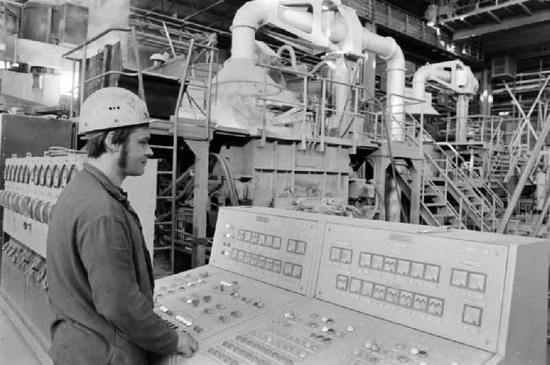 Production facility rolling mill in Hettstedt, Saxony-Anhalt in the territory of the former GDR, German Democratic Republic