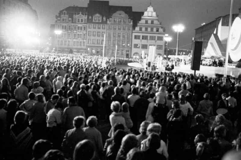 Gymnastics and Sports Festival Spartakiade in Leipzig in the state Saxony on the territory of the former GDR, German Democratic Republic