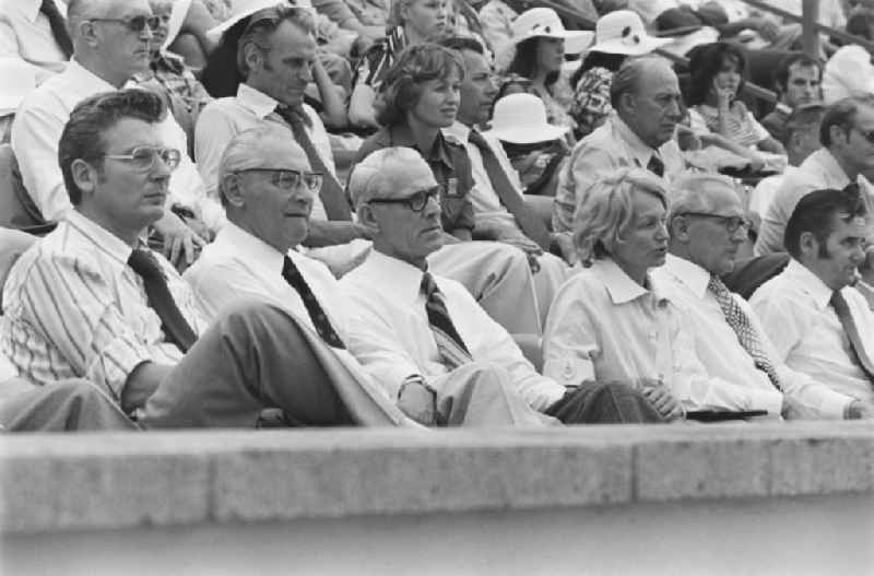 Gymnastics and Sports Festival Spartakiade in Leipzig in the state Saxony on the territory of the former GDR, German Democratic Republic