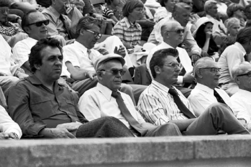 Gymnastics and Sports Festival Spartakiade in Leipzig in the state Saxony on the territory of the former GDR, German Democratic Republic