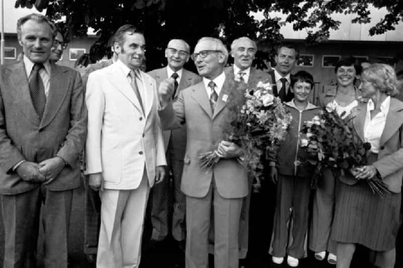 Gymnastics and Sports Festival Spartakiade in Leipzig in the state Saxony on the territory of the former GDR, German Democratic Republic