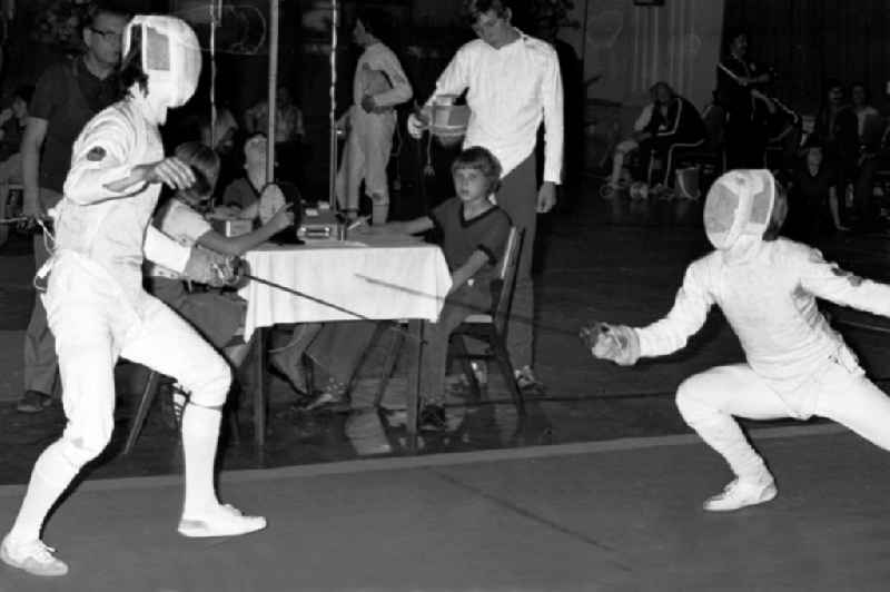 Gymnastics and Sports Festival Spartakiade in Leipzig in the state Saxony on the territory of the former GDR, German Democratic Republic