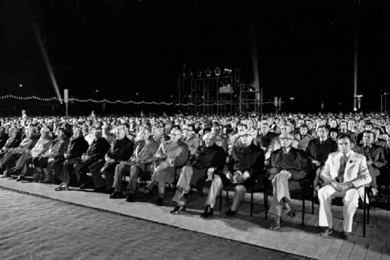 Gymnastics and Sports Festival Spartakiade in Leipzig in the state Saxony on the territory of the former GDR, German Democratic Republic