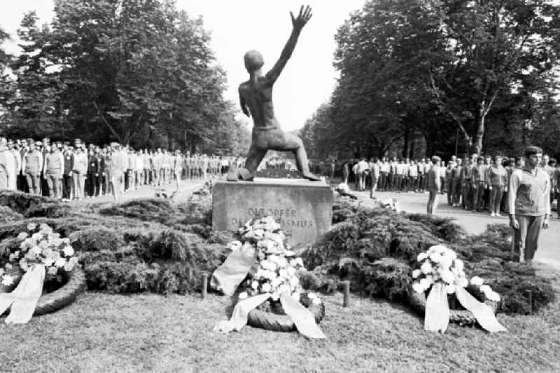 Gymnastics and Sports Festival Spartakiade in Leipzig in the state Saxony on the territory of the former GDR, German Democratic Republic