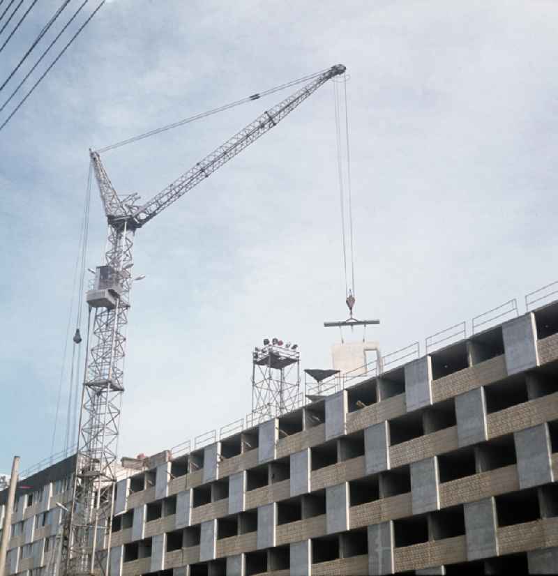 Neubau von Wohnungen am Sachsenplatz in Leipzig.