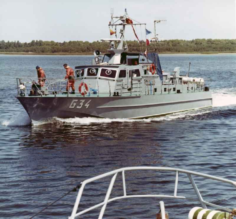 Border control boot type GB-23 ( name ' G 34 ' ) in the Baltic Sea coastal waters