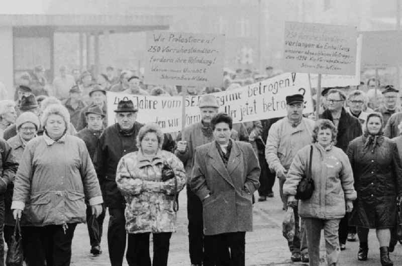 Vorruheständler von Wildau 25.2.92 ND/Lange