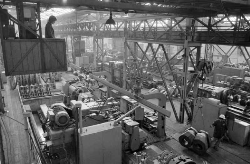 Workshop for heavy machinery construction 'Heinrich Rau' in Wildau, Brandenburg in the territory of the former GDR, German Democratic Republic